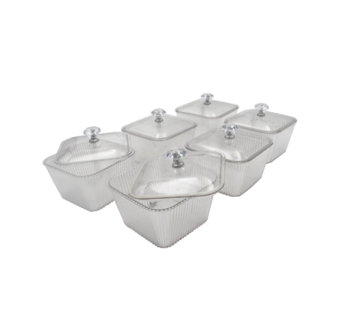 7pc Plastic Snack Server
