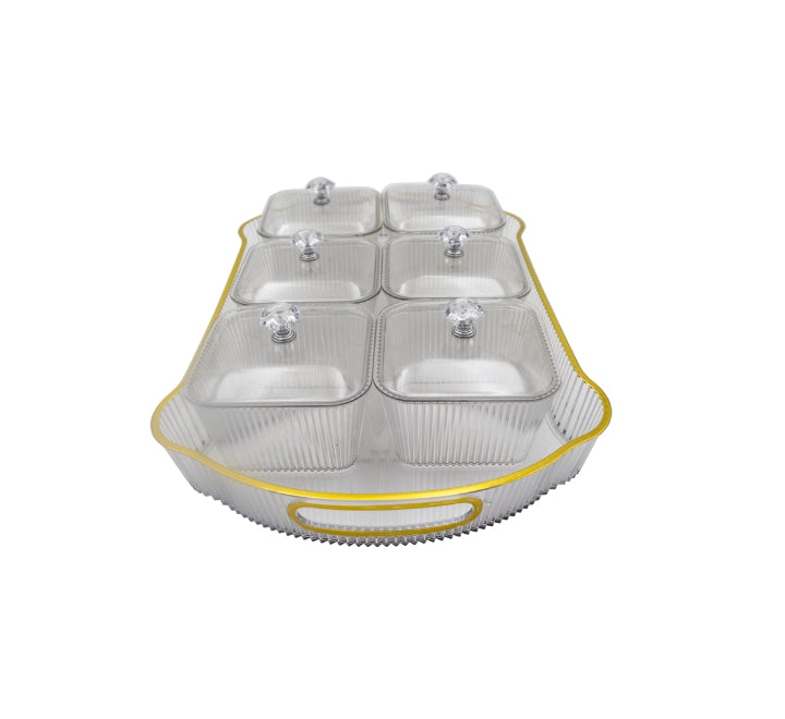 7pc Plastic Snack Server