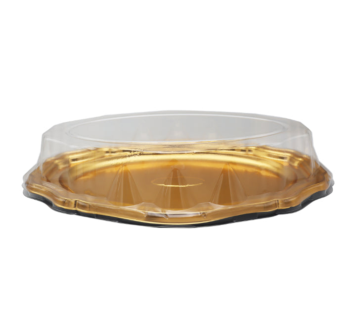 Disposable Oval Plastic Serving Tray 46x30cm