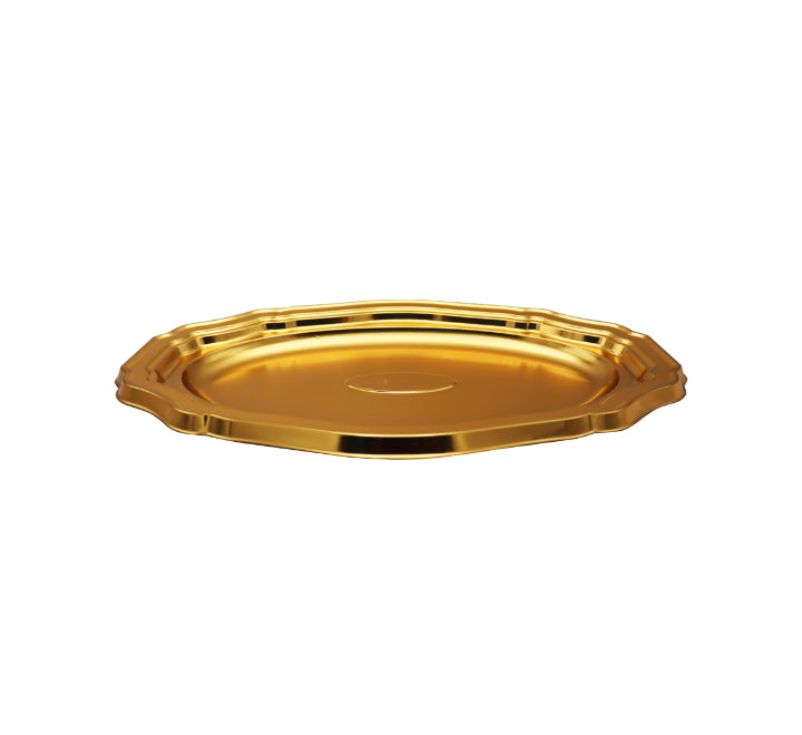 Disposable Oval Plastic Serving Tray 41x27cm
