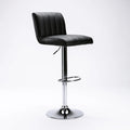 Hennessy Leather Touch Barstool - Black