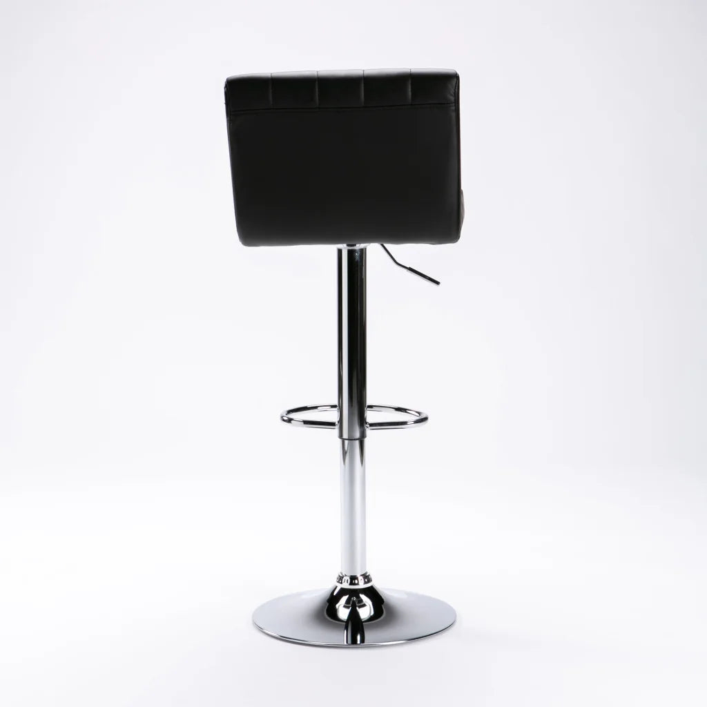 Hennessy Leather Touch Barstool - Black