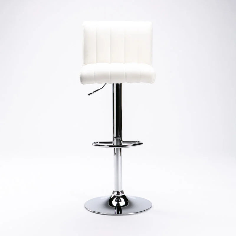 Hennessy Leather Touch Barstool - White