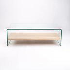 Hooch 120x60cm 12mmTempered Glass Coffee Table