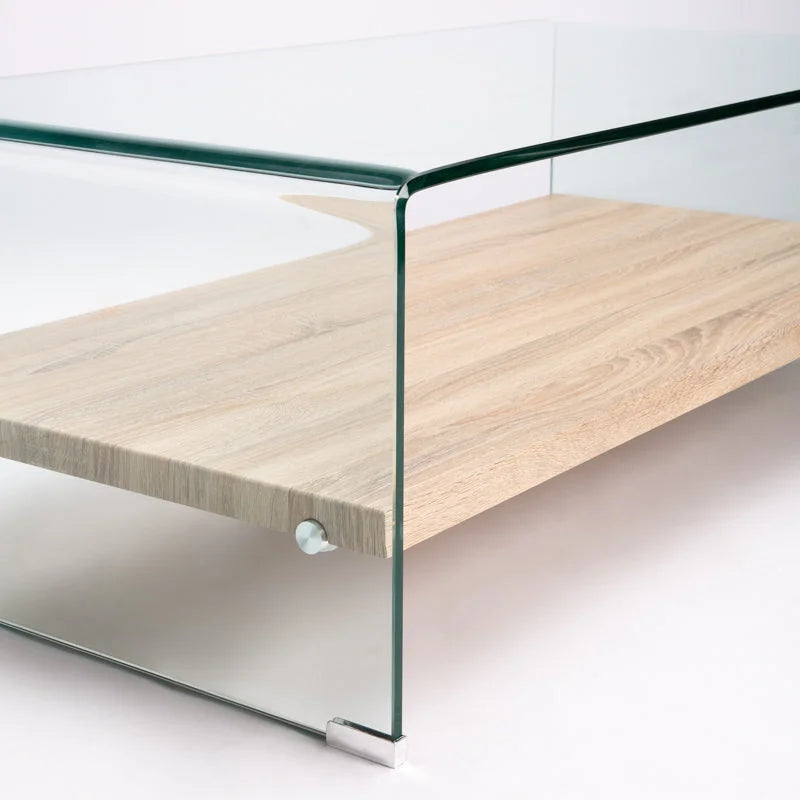 Hooch 120x60cm 12mmTempered Glass Coffee Table