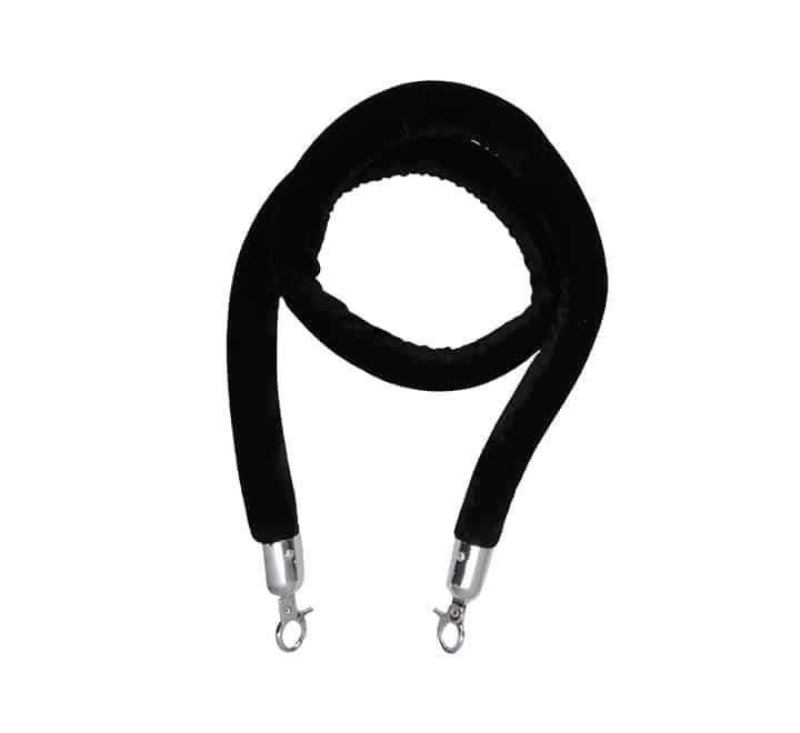 Velvet Stanchion Rope With Silver Clip