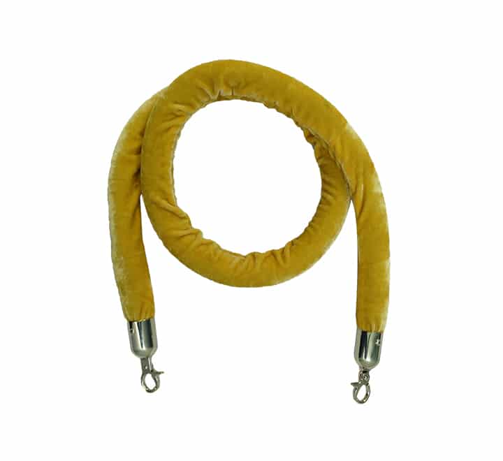 Velvet Stanchion Rope With Silver Clip