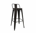 Replica Low Back Tolix Bar Stool - Brown