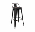 Replica Low Back Tolix Bar Chair - Black/Brush Copper