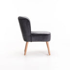 Indira Velvet Chair - Grey