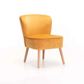 Indira Velvet Chair - Mustard