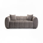 Jacottet Fabric 2 Seater Couch - Grey