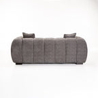 Jacottet Fabric 2 Seater Couch - Grey