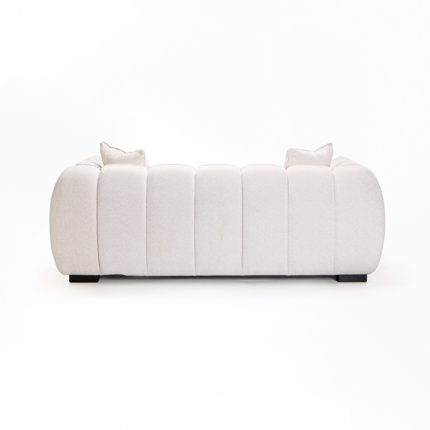 Jacottet Fabric 2 Seater Couch - Oatmeal