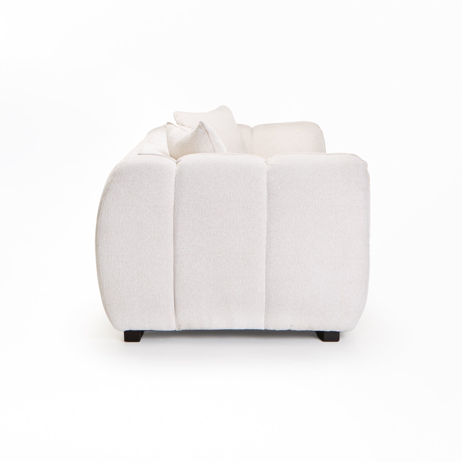 Jacottet Fabric 3 Seater Couch - Oatmeal
