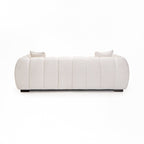 Jacottet Fabric 3 Seater Couch - Oatmeal