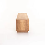 Jicama 180cm  2 Drawer TV Unit - Wild Oak / White