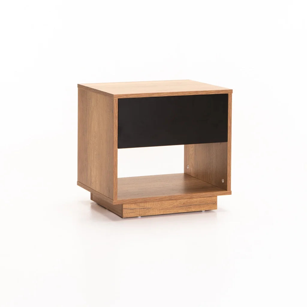Jicama 1 Drawer Pedestal - Black