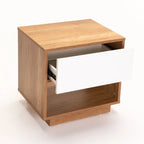Jicama 1 Drawer Pedestal - White