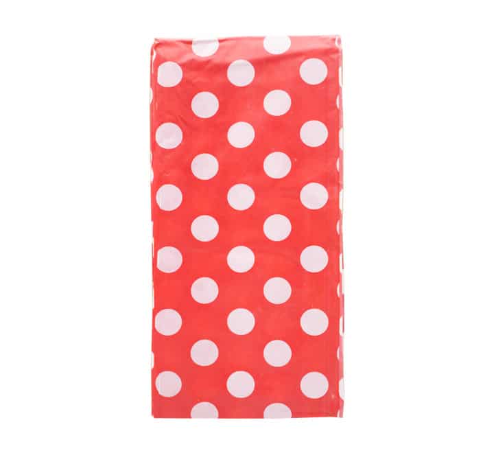 Polka Dot Plastic Table Cloth