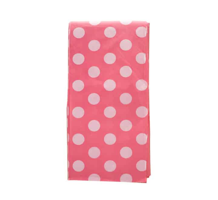 Polka Dot Plastic Table Cloth