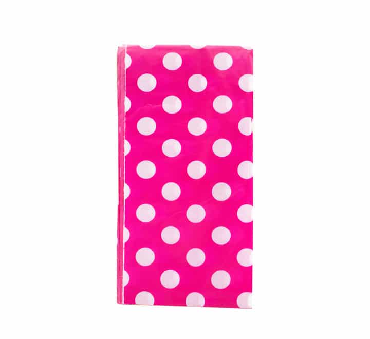 Polka Dot Plastic Table Cloth