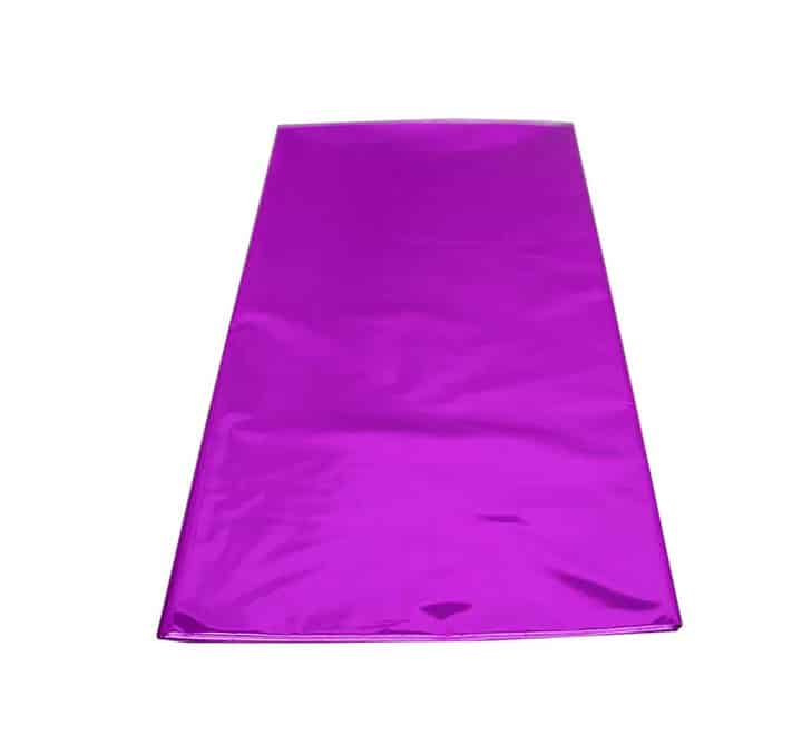 Metallic Plastic Table Cloth