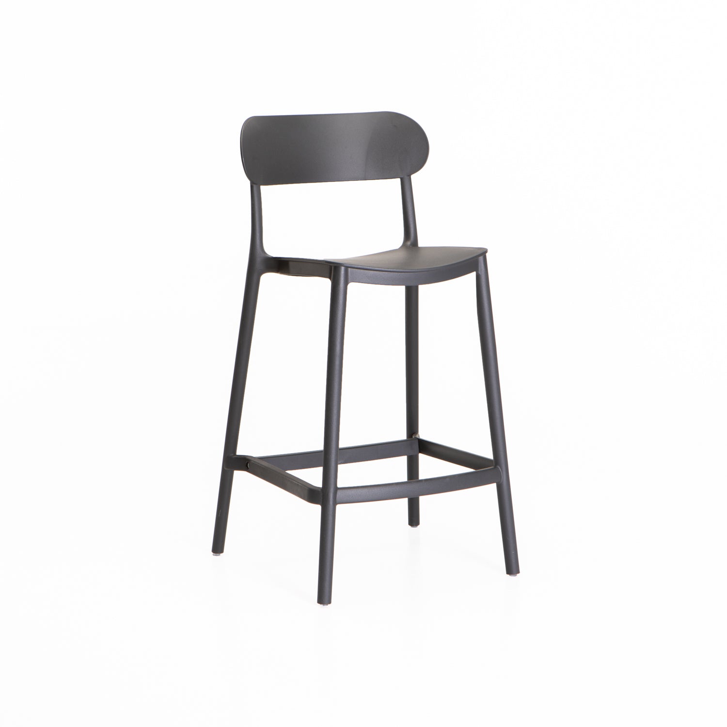 Kim Kitchen Stool - Dark Grey