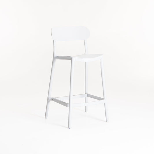 Kim Kitchen Stool - White