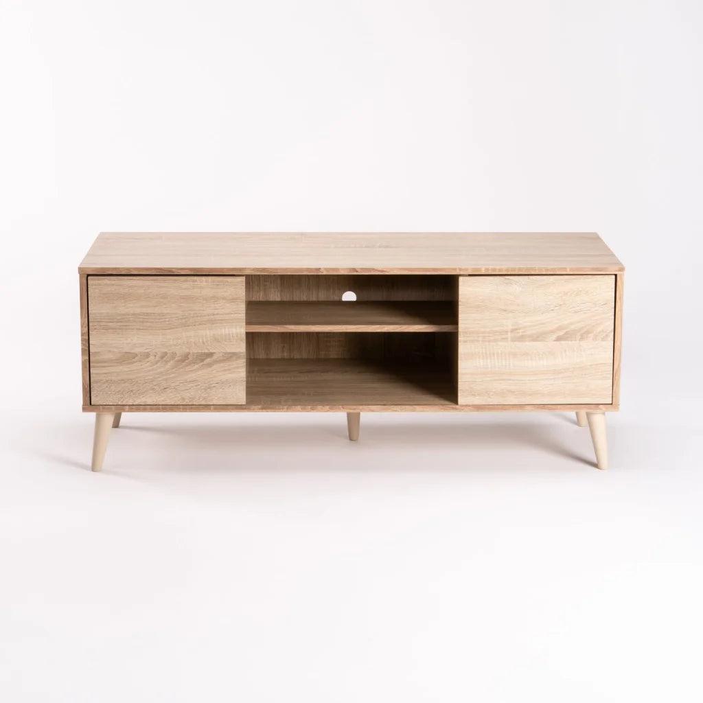 Kumara 120cm 2 Door TV Unit - Light Oak