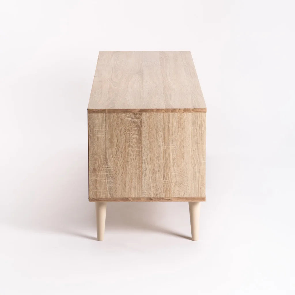 Kumara 120cm 2 Door TV Unit - Light Oak