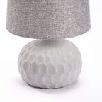 Kyker Concrete Base - Grey Fabric Shade