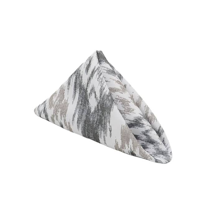 Pattern Napkin Grey/White