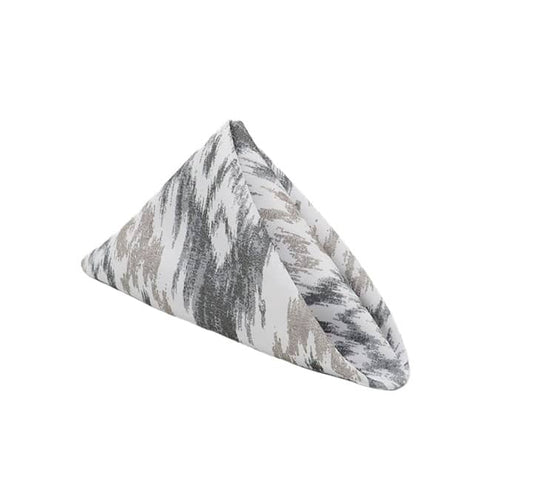 Pattern Napkin Grey/White