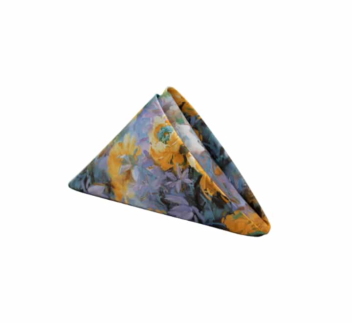 Floral Satin Napkins