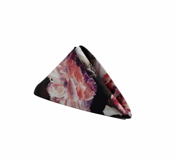 Floral Satin Napkins
