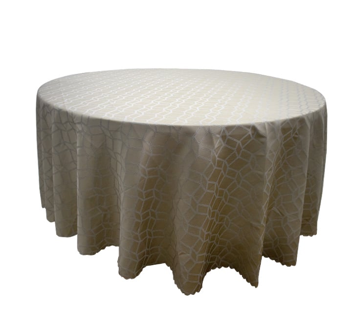 Round Table Cloth Embroidery Pattern
