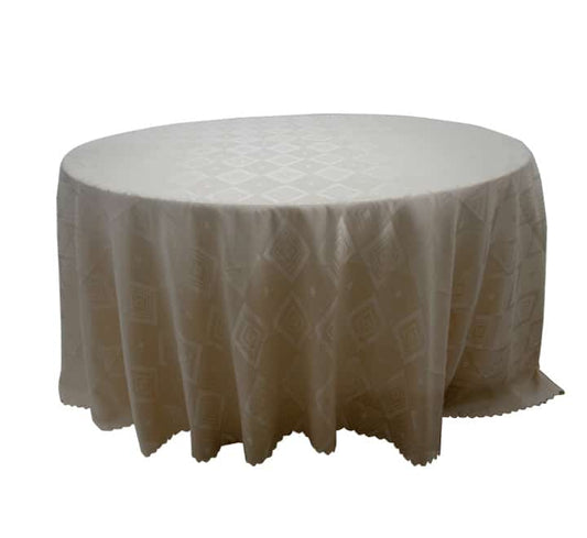 Round Diamond Pattern Table Cloth