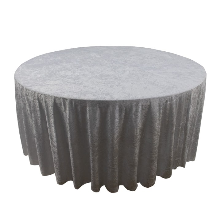 Velvet round table cloths 3m