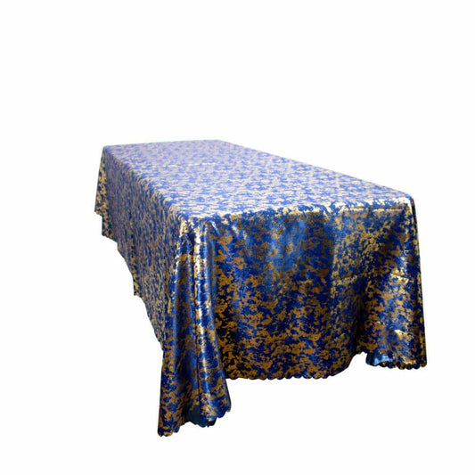 Rectangular Royal Blue Table Cloth