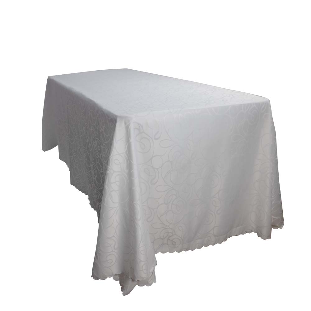 Rectangular Squiggle Pattern Table Cloth