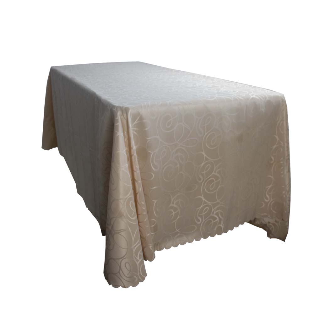 Rectangular Squiggle Pattern Table Cloth