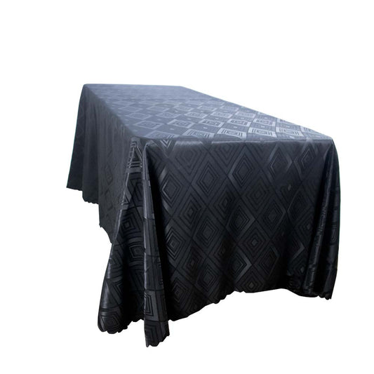 Rectangular Diamond Pattern Table Cloth