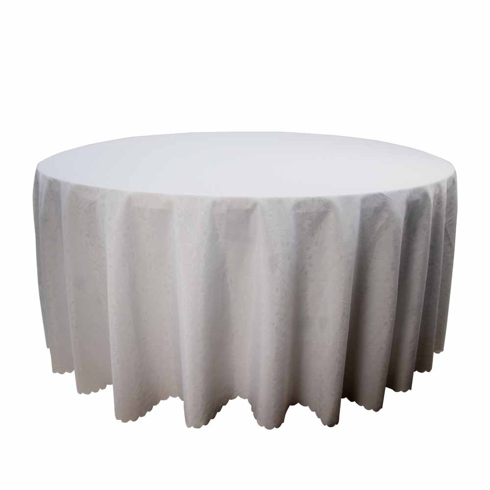 Round Table Cloth Flower Pattern