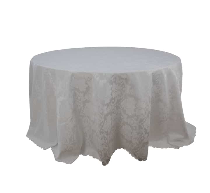 Round Flower Pattern Table Cloth