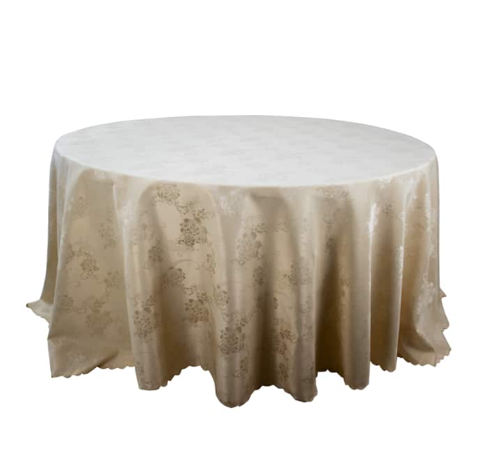 Round Flower Pattern Table Cloth