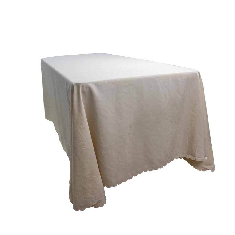 Rectangular Flower Pattern Table Cloth
