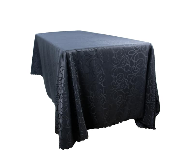 Rectangular Squiggle Pattern Table Cloth