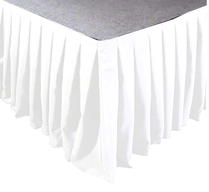 White Platform Skirt 5m