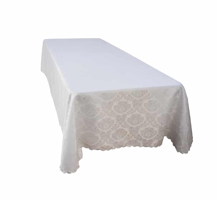 Rectangular Table Cloth Flower Pattern